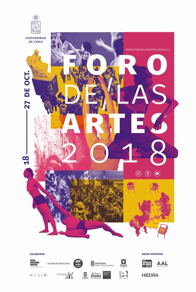 Afiche de la edición 2018: Las fronteras del arte