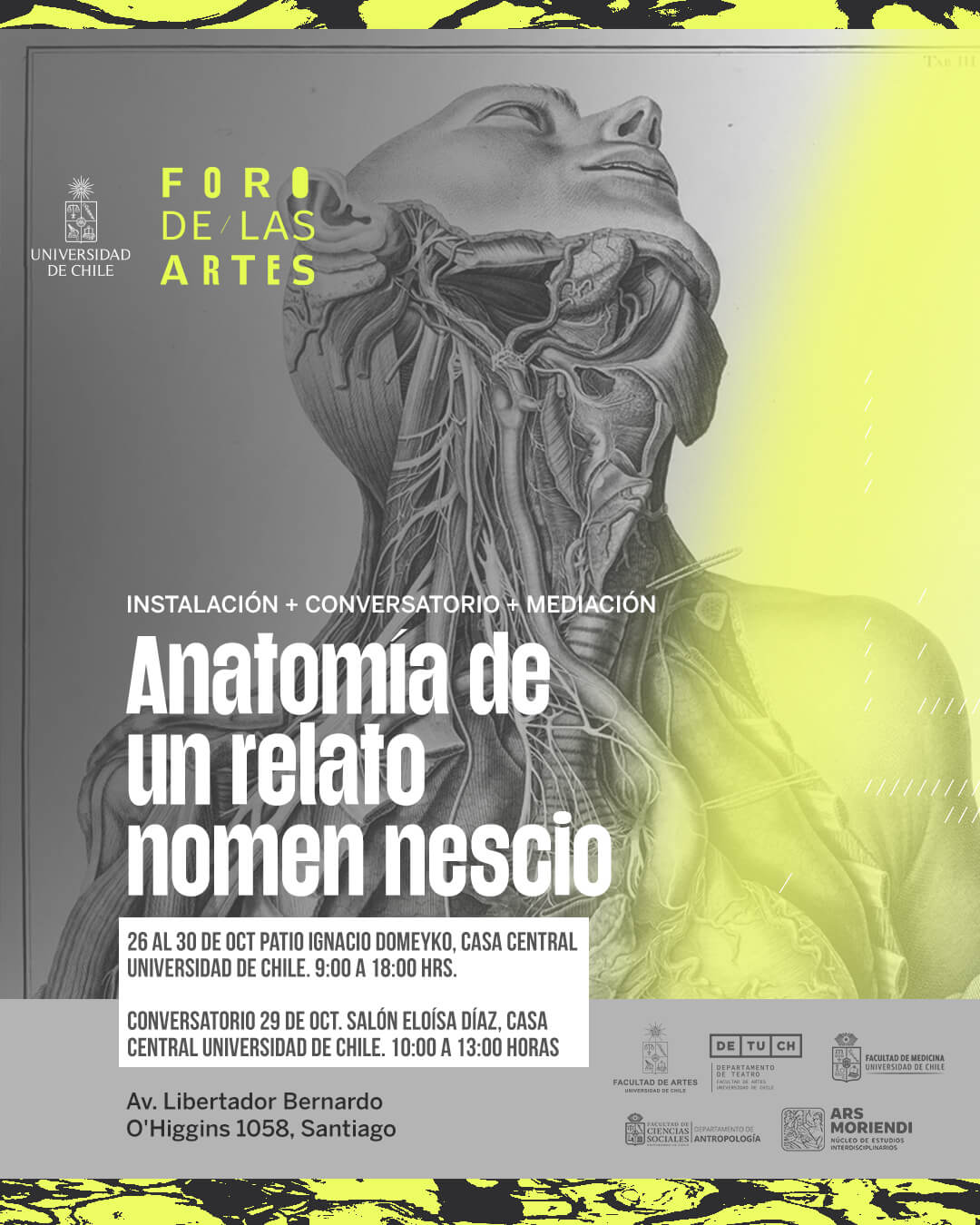 Gráfica de la obra Anatomía de un relato nomen nescio