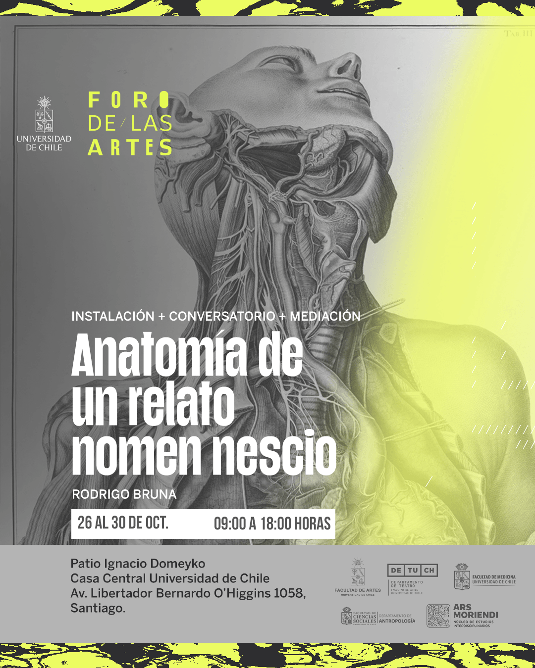 Gráfica de la obra Anatomía de un relato nomen nescio