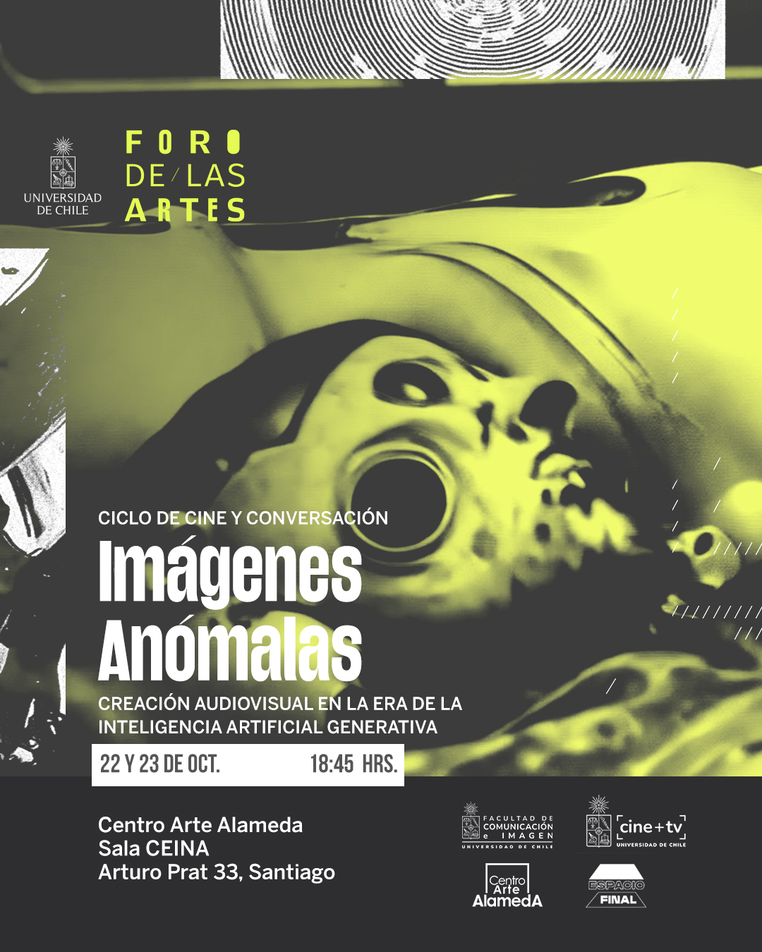 Gráfica de la obra Imágenes Anómalas