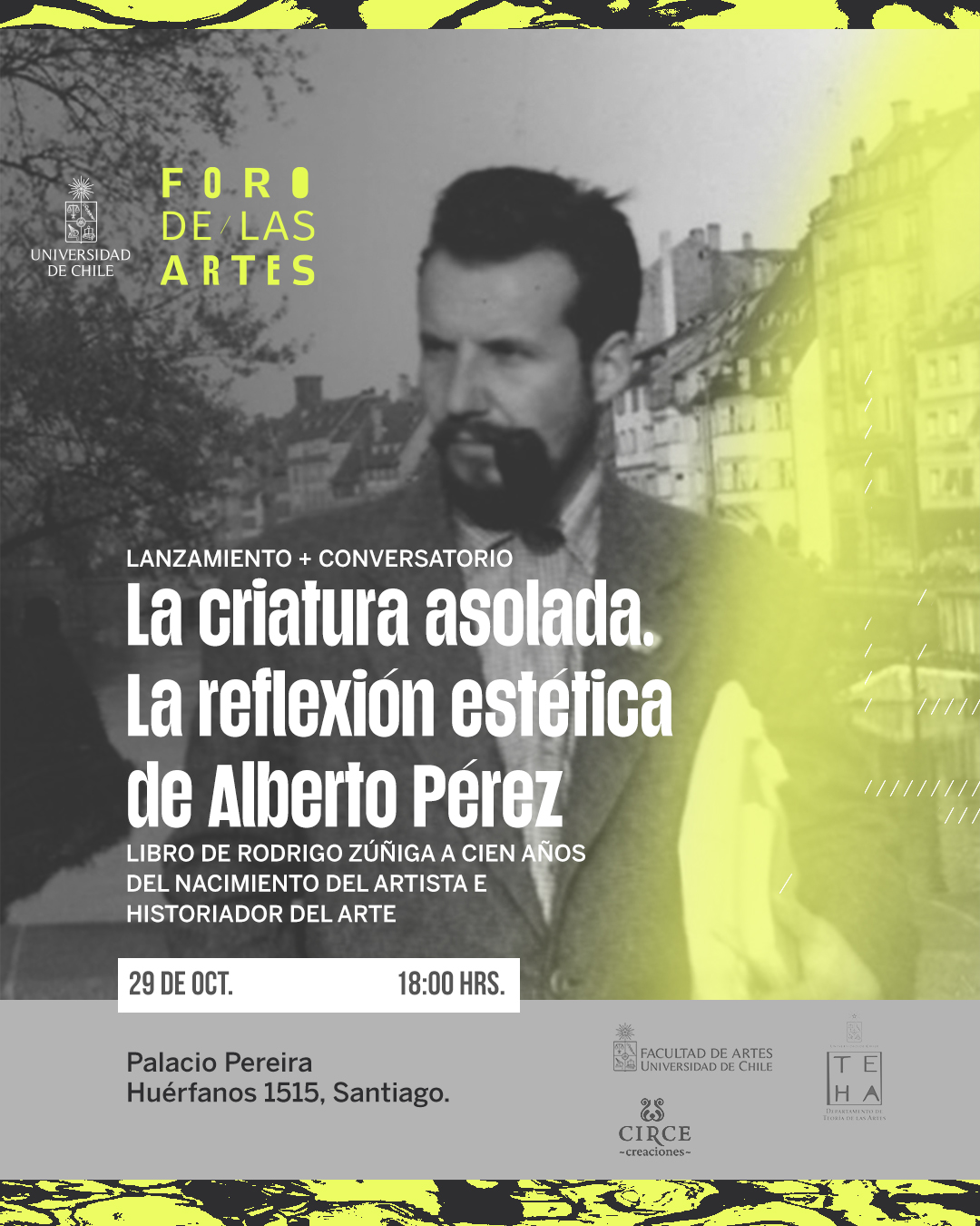 Gráfica de la obra La criatura asolada. La reflexión estética de Alberto Pérez