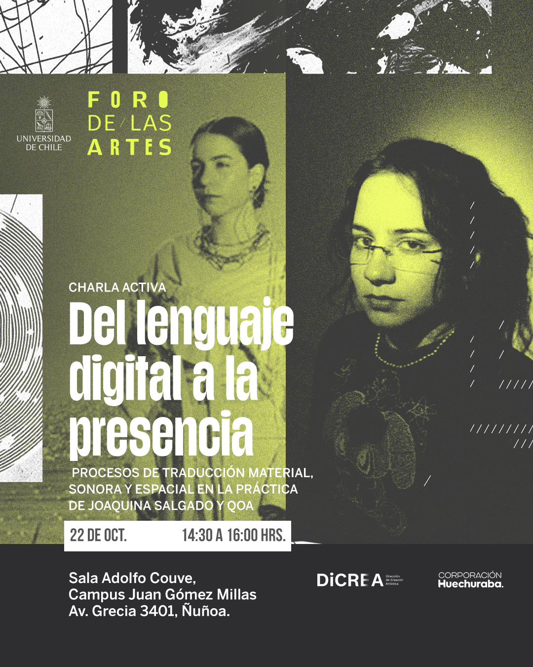 Gráfica de la obra Del lenguaje digital a la presencia expandida