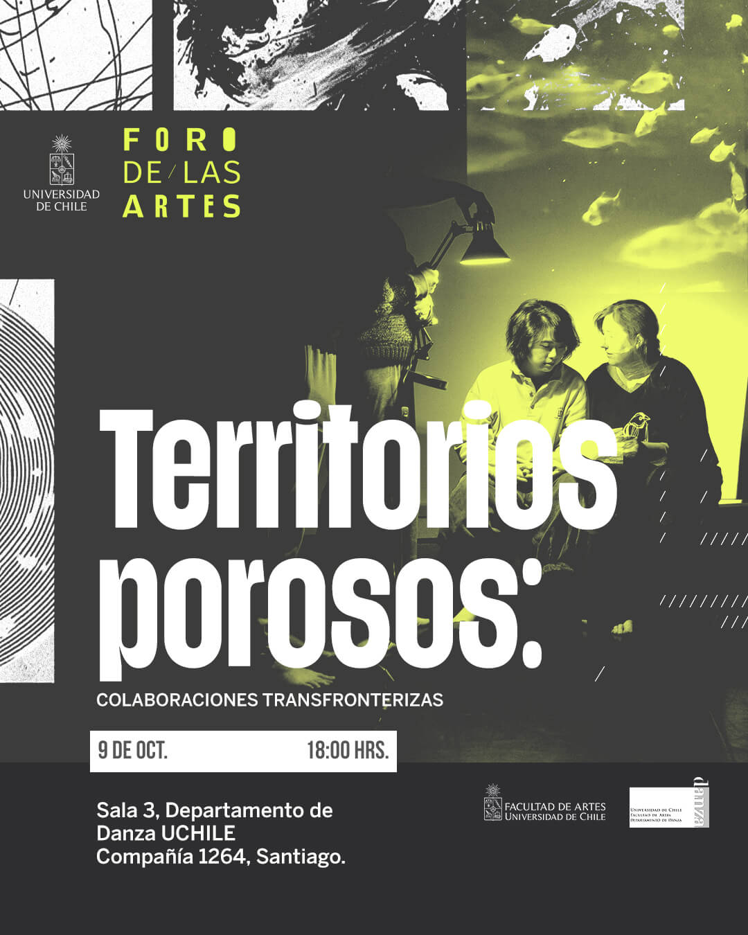 Gráfica de la obra Territorios porosos